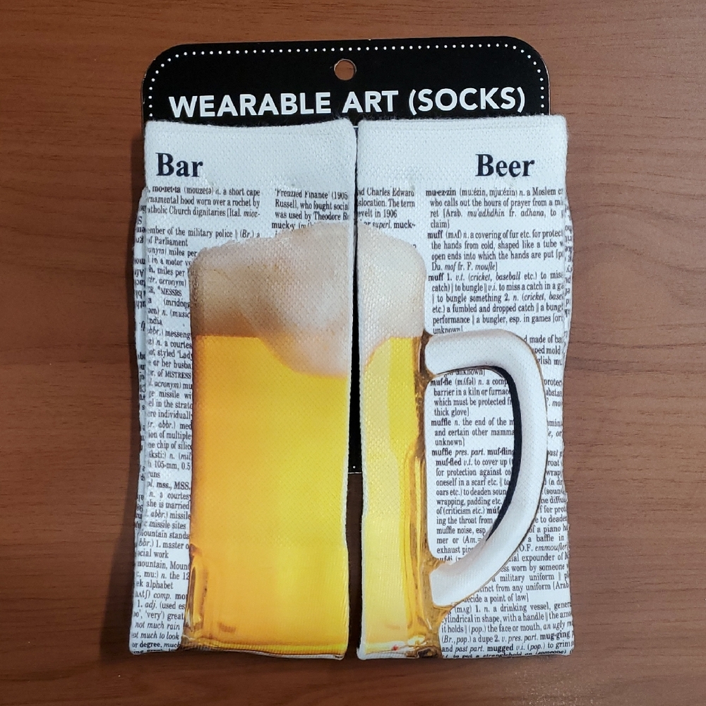 Beer Print Socks